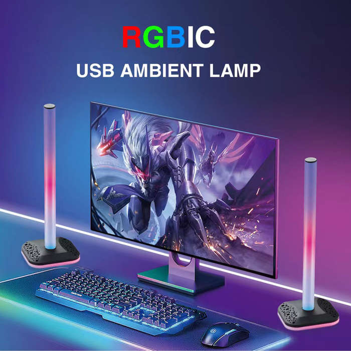 XF0799  RGB Universal Desktop Headphone Stand Anti Scratch T-20