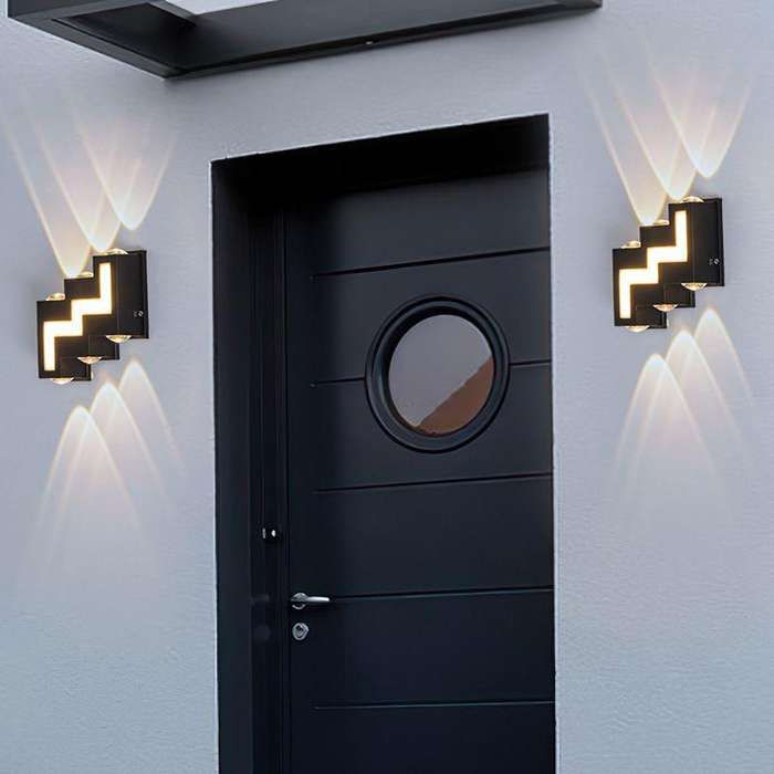 12W Double Sided LED Wall Lamp 3000K 8 LEDS