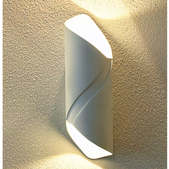 Aluminum Alloy 10W COB White+ Warm White Wall Light
