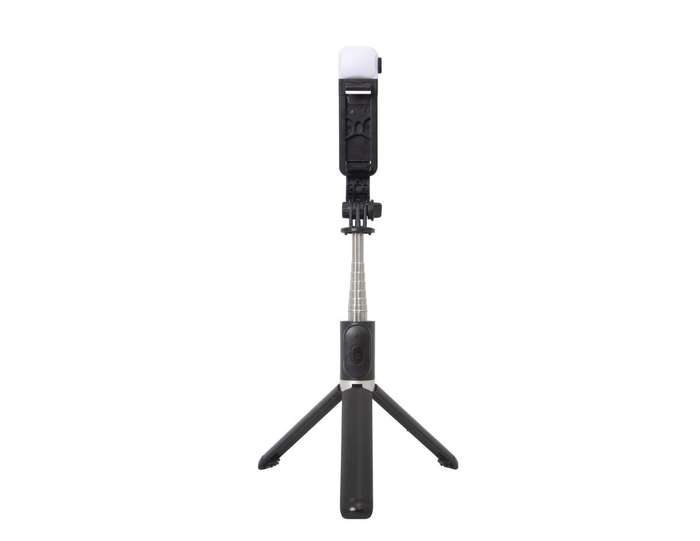Treqa-04 LED Selfie Stick Tripod Stand With Bluetooth Remote