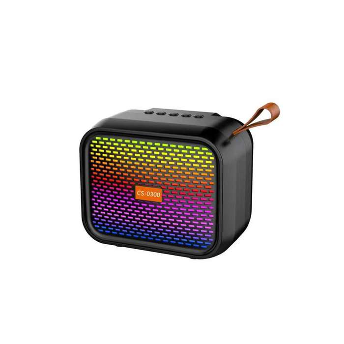 CS-0300  Bluetooth RGB Multimedia Speaker With USB &amp; Micro SD Card Playback FM Radio 3"