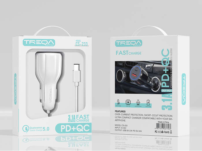 Treqa CS-233-IOS Car Charger