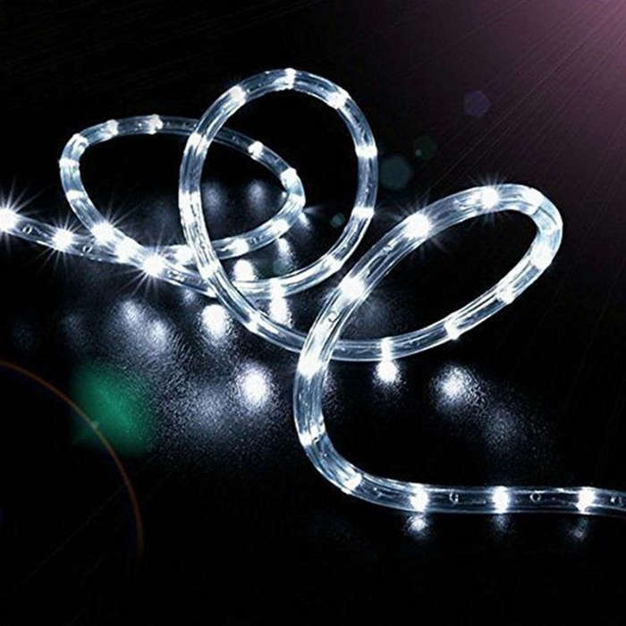 ZYF-D72 Waterproof LED Silicone Tube Light White 220V 10M
