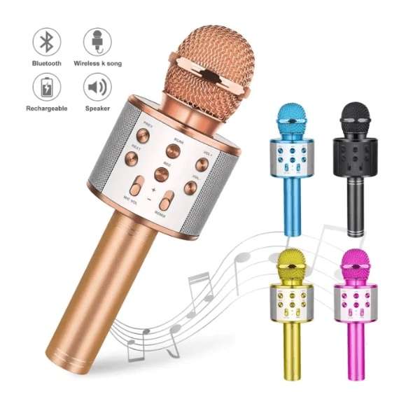 WS-858 Wireless Bluetooth Handheld Karaoke Microphone