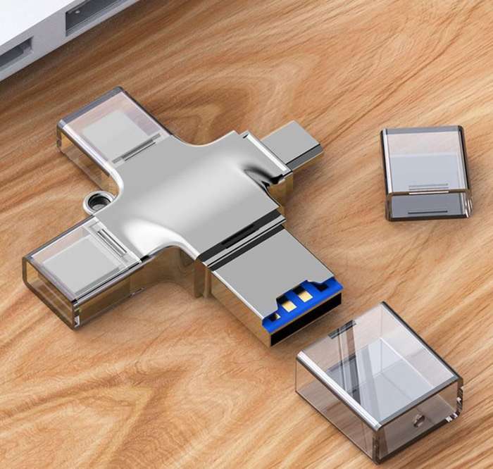 Treqa USB-12  Multi-functional Card Reader  4 In 1