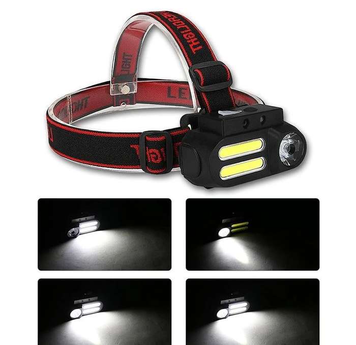 Rechargeable 5 Light Powerful LED Head Lamp