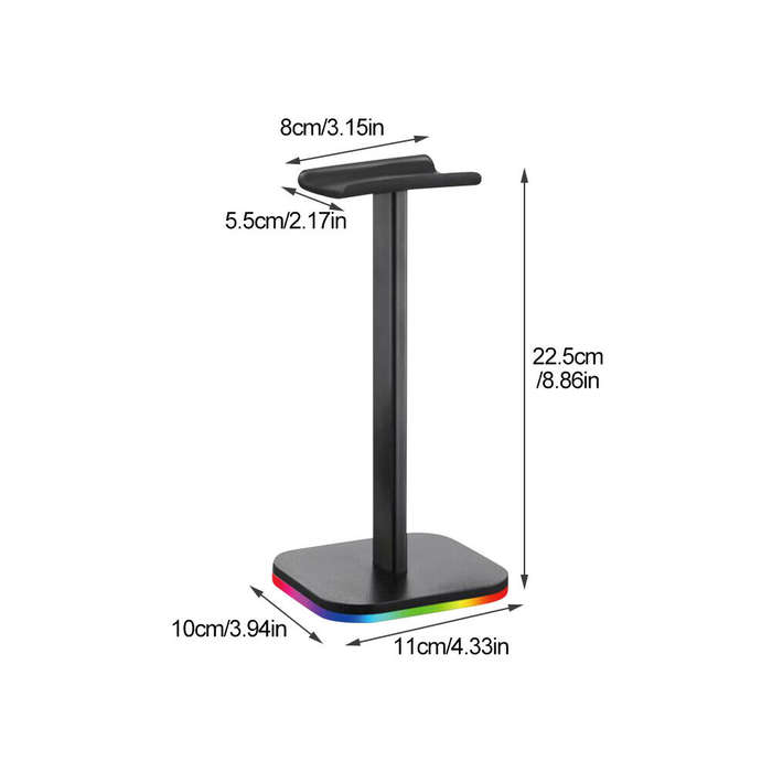 Headset Holder With RGB Base T-11