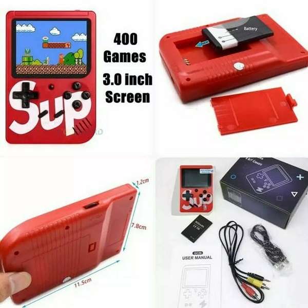 2.8-S 400 In 1 Portable Mini Handheld Game Console With Built-In 400 Games