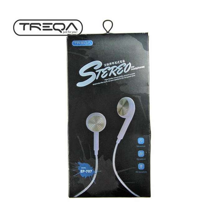 Treqa EP-707 Stereo 3.5mm Wired Earphones