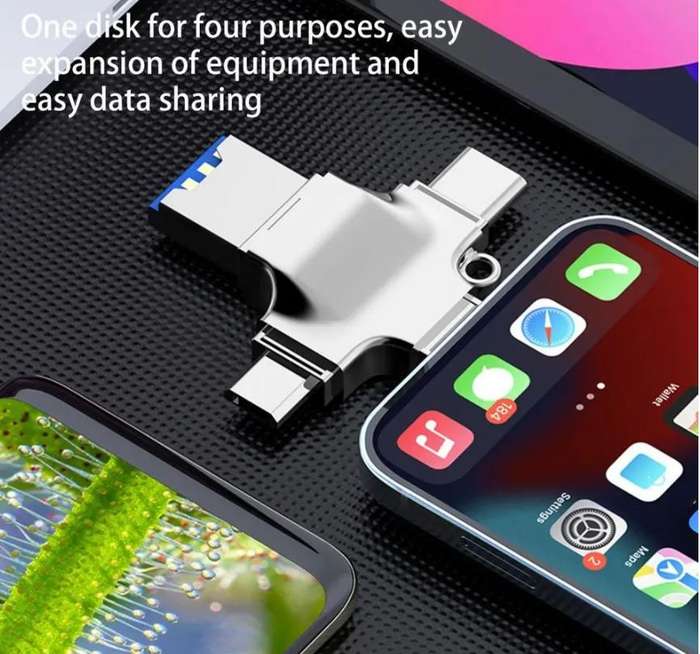 Treqa USB-12  Multi-functional Card Reader  4 In 1