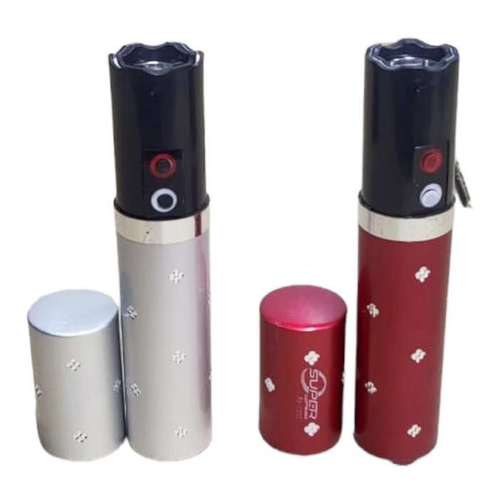 500023 Mini Lipstick Self-Defensive Flashlight With Stun Gun