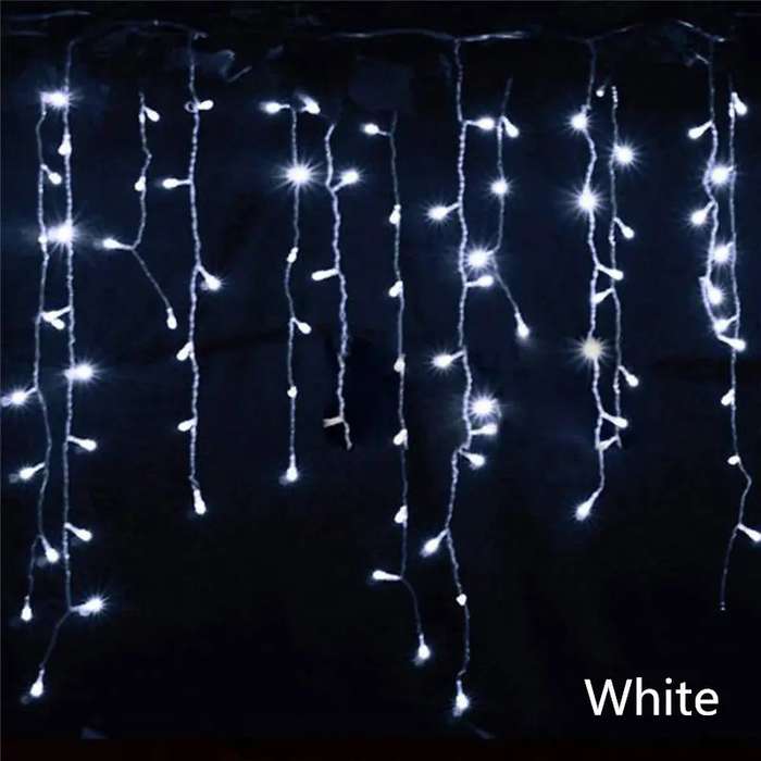 ZYF-D102 White LED Fairy Curtain Light 6M Across 70cm And 38cm Drops