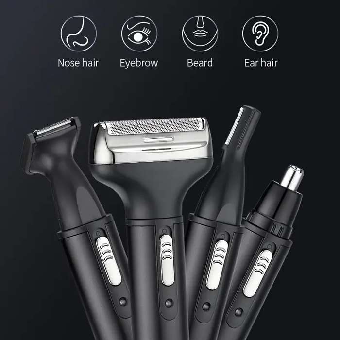 Aorlis AO-78150 Rechargeable Men's Shaving Grooming Kit 4 In 1