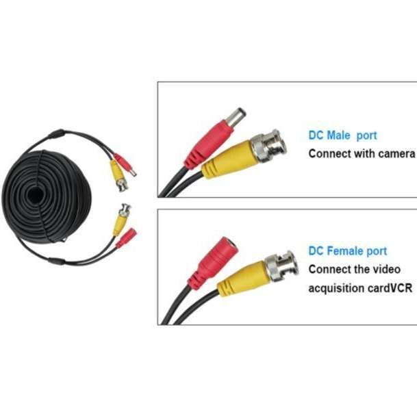 SE-L238 40M BNC Cable Video + DC Power CCTV Cable