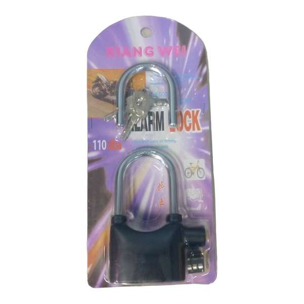 110 DBA Anti Theft Siren Security Alarm Movement Shock Sensor Lock