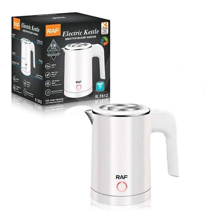 Raf R.7812 Cordless Electric Kettle  600W 0.8L
