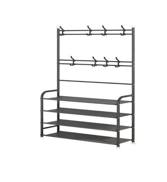 XF0869 TW4-80 Mutli-functional Hat &amp; Shoe Rack 80cm x 26cm x 153cm