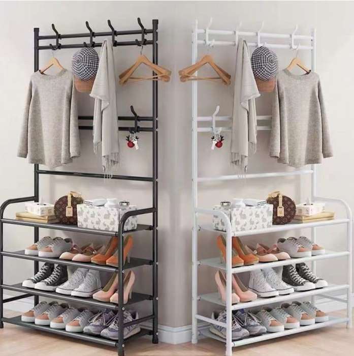 XF0868 TW4-65 Mutli-functional 4-Tier Hat &amp; Shoe Rack