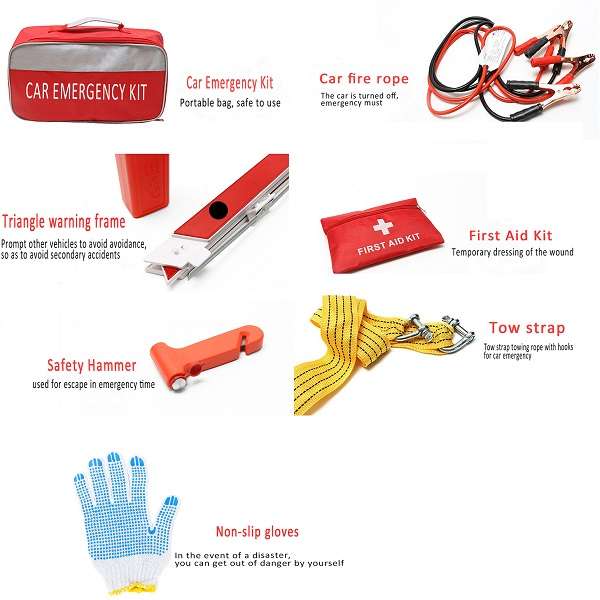 XF00093 Portable Car Emergency Kit