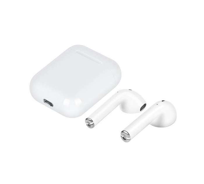 i12White Bluetooth Earphones