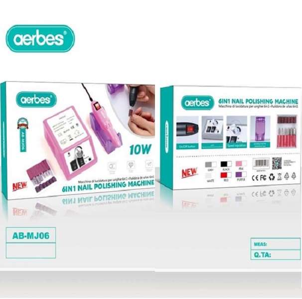 Aerbes AB-MJ06 6 in 1 Nail Polishing Machine 10w