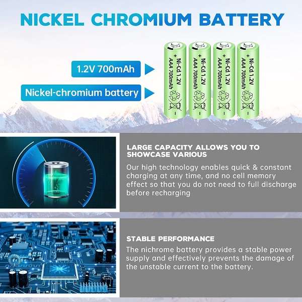 TP-AAA 4 Piece Rechargeable AAA Battery