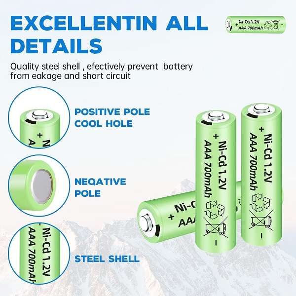 TP-AAA 4 Piece Rechargeable AAA Battery