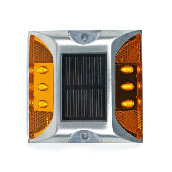 JG689 Solar Aluminum LED Road Stud Yellow