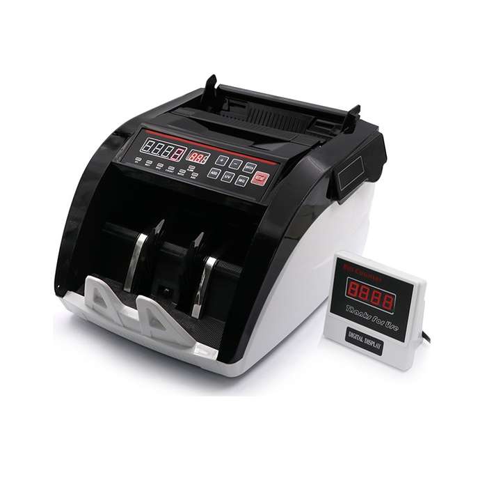JG20375620 Automatic Detecting Money Counter With UV And Two LCD Display