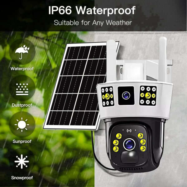 JG20375629 4G Solar Powered Camera V380 Pro App VTS01-G