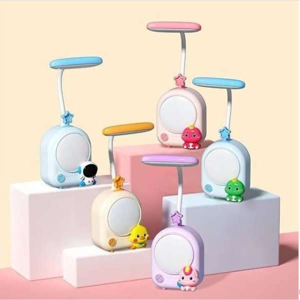 LED Table Lamp Night Light With Adjustable Brightness, Flexible Neck, And Soft Eye-Care Lighting