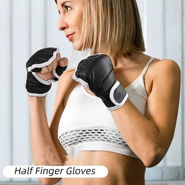 JG20375700 Half Finger Training Workout Gloves