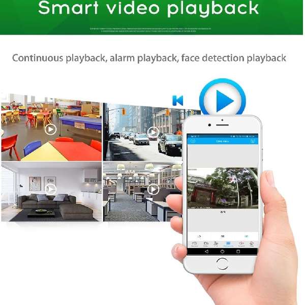Aerbes AB-C240-1 4 Channel DVR/AHD Recorder 1080P, Topscloud App Remote View, IOS And Android