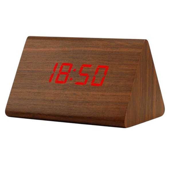 Wolulu AS-51703 Digital Wooden Alarm Clock