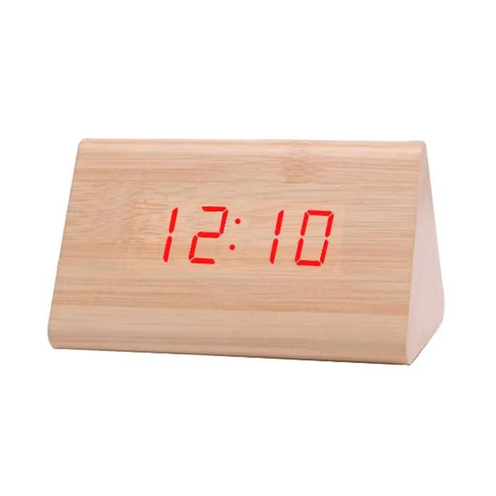 Wolulu AS-51703 Digital Wooden Alarm Clock