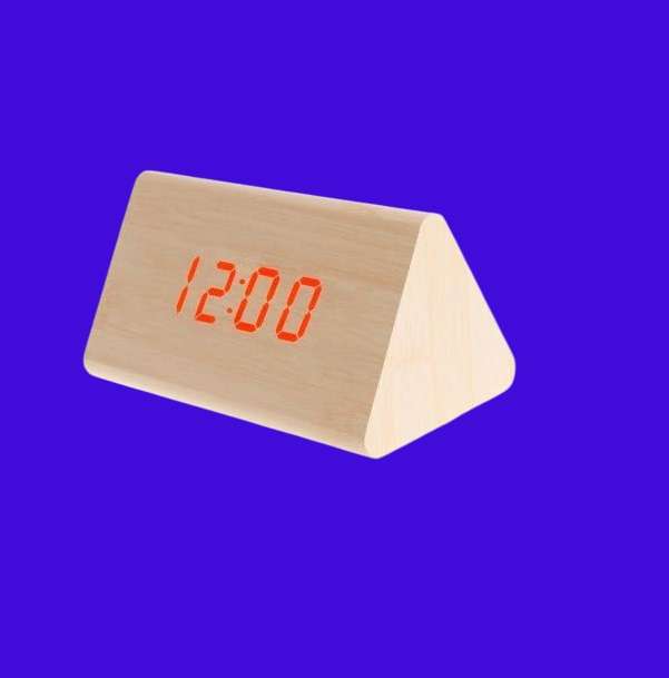 Wolulu AS-51703 Digital Wooden Alarm Clock