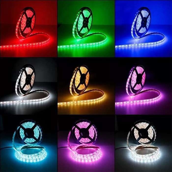 500007 LED Strip Lights 5050 RGB With Remote 5M