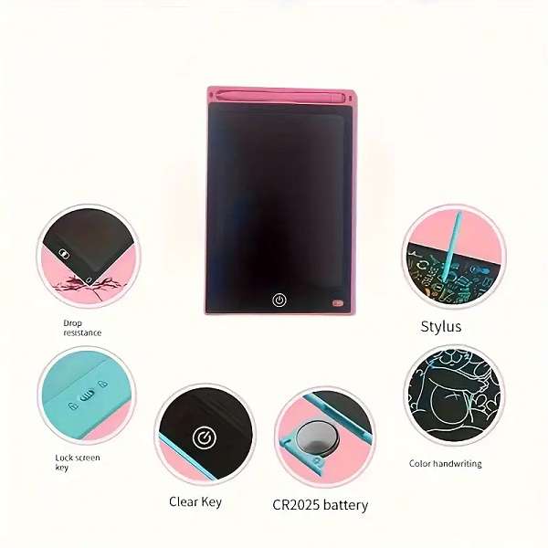 Baihuo MY-7090 LCD Panel Drawing, And Writing Tablet 10 Inch With Stylus