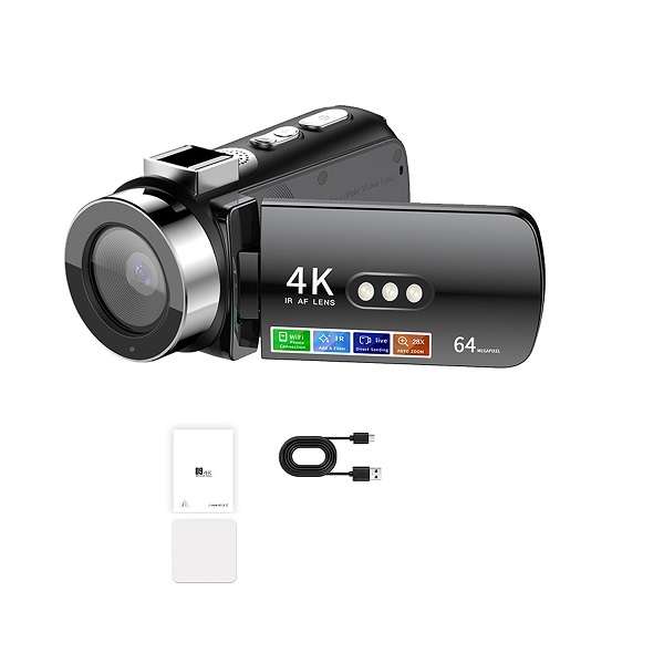 D9 4K Camera4K Wifi IR SLR Digital Camera 64mp 4800mah Built In Battery