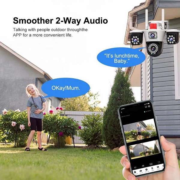 CW23030A-WIFI Remote Access Wifi 4 Camera with Motion Sensor ESEECLOUD