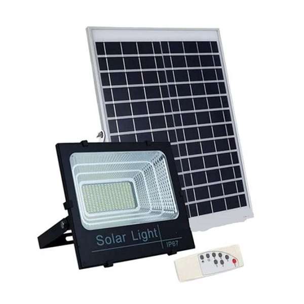 500005 Solar Powered 200W Flood Light With Separate Panel