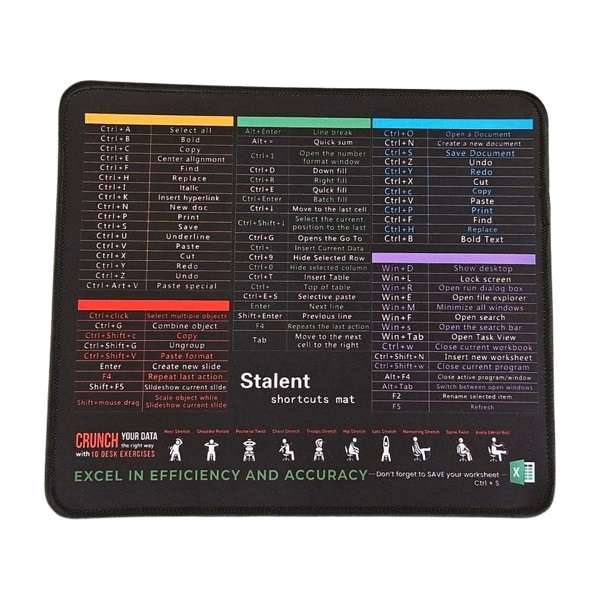 25x29x2cm Excel Thick Anti-Slip Mouse Pad