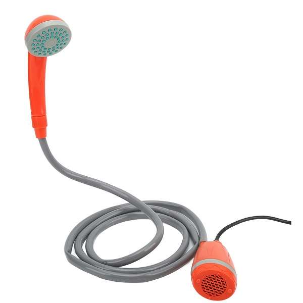 XF000034 12V Portable Outdoor Camping Shower Pump With Hose, Nozzle &amp; Carry Bag