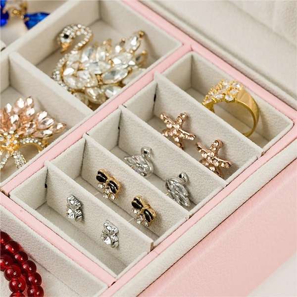 YD452939 Double Deck Jewellery Box  23cm x 17cm x 9.5cm