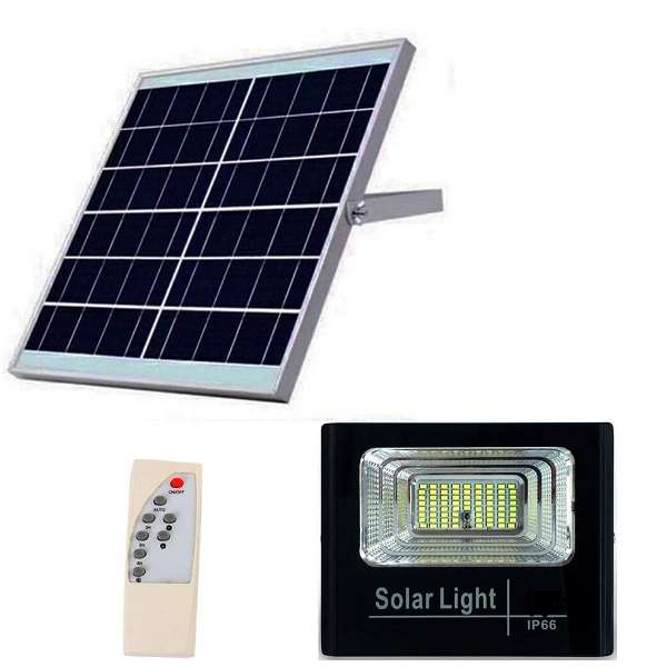 500002 Solar Floodlight 40W And Panel With Remote Control