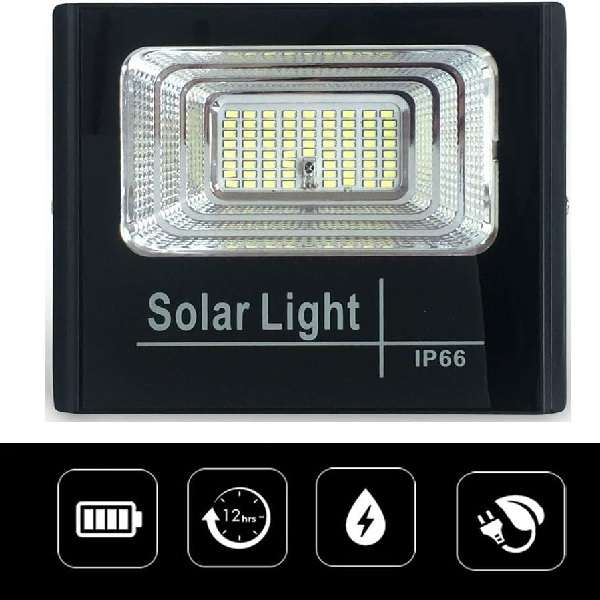 500002 Solar Floodlight 40W And Panel With Remote Control