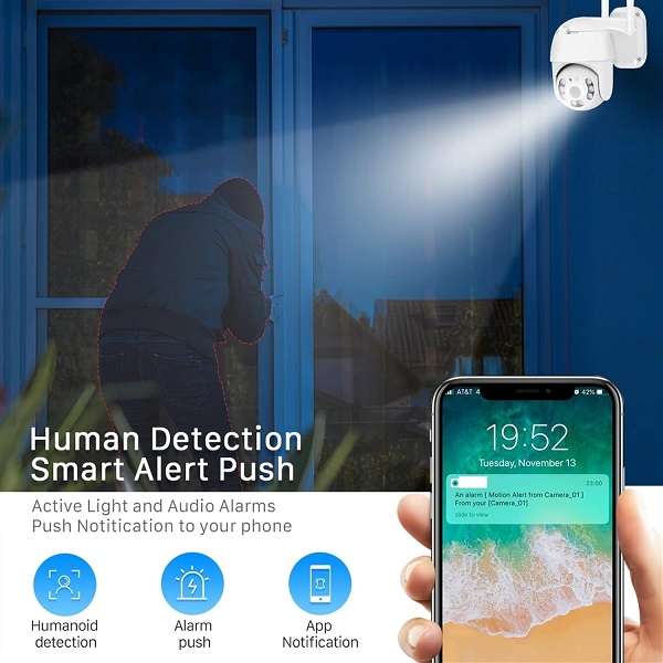 CW21060B-WIFI Outdoor Camera  ESEECLOUD App