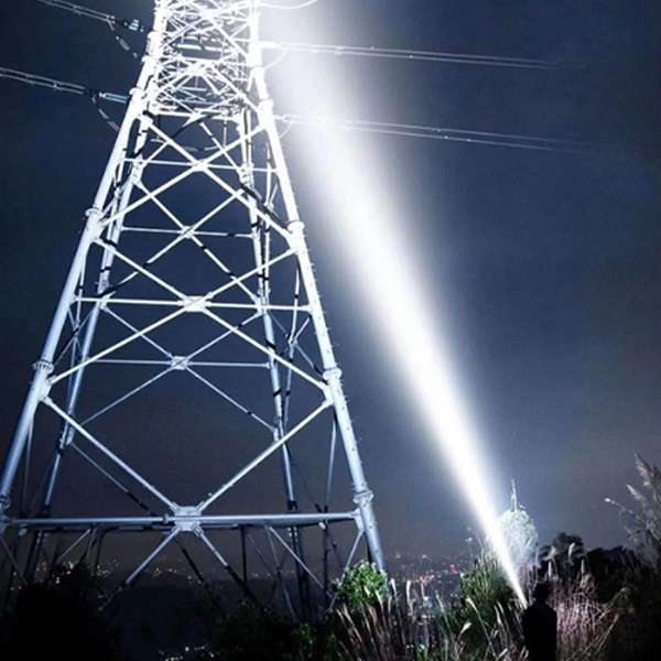 Chuangyu PM-68 Rechargeable Solar Powered LED +COB Searchlight W5161-2