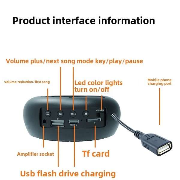 CH-M805 Backpack Bluetooth Speaker Portable Bag