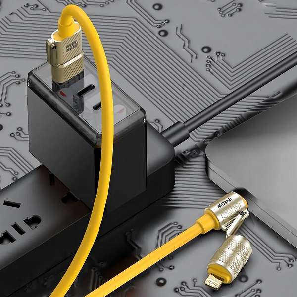 240W 4 in 1 Fast Charging Silicone Cable 1M